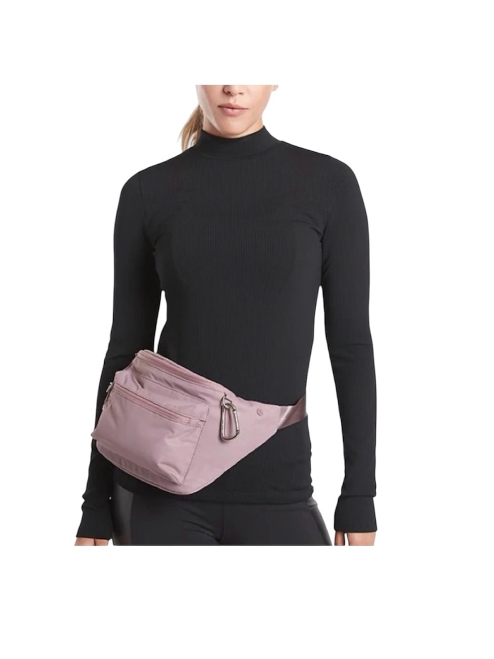 Athleta Mauve Fanny pack EUC